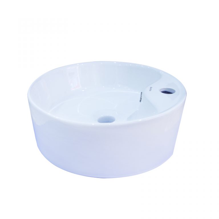 LAVABO REDONDO BLANCO C BASE P GRIFO AURORA L NEA PREMIUM ONIE 