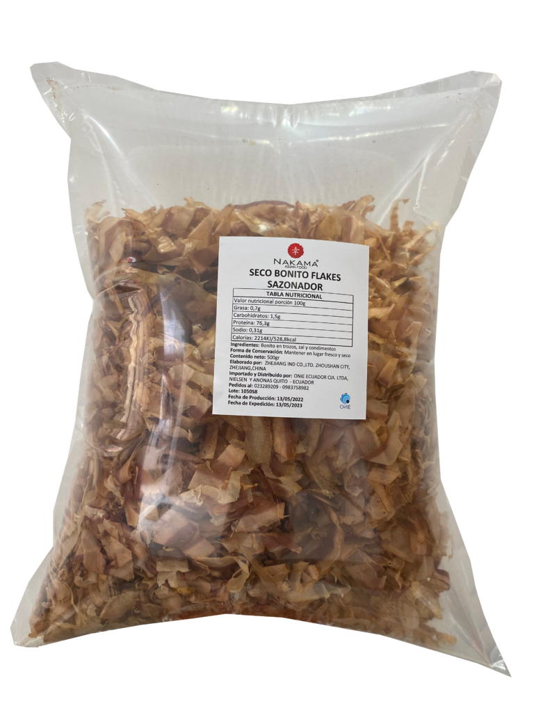 BONITO FLAKE 500 GR ONIE Ecuador Cía. Ltda